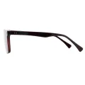 Ron - Square Dark-Brown Clip On Sunglasses for Men & Women